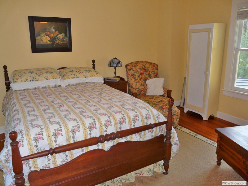 Yellow House guest bedroom