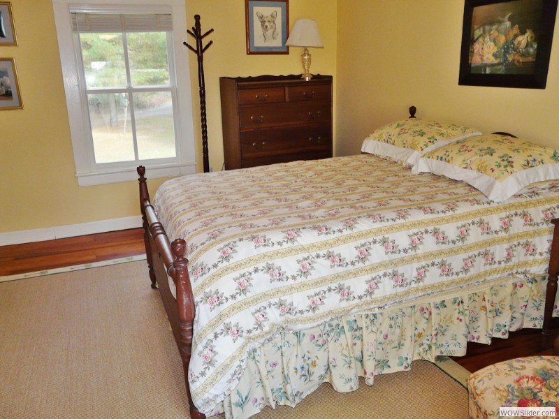Yellow House guest bedroom
